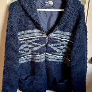 NORTH FACE CARDIGAN SWEATER